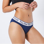 The Jet Set | Hot Tub Club Navy Cheeky Underwear with Waistband - Shinesty