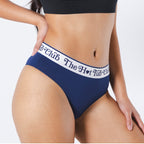 The Jet Set | Hot Tub Club Navy Modal Bikini Underwear with Waistband - Shinesty