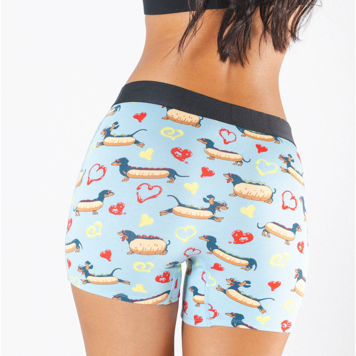 The Lovely Wiener | Wiener Dogs Women’s Boxers - Shinesty