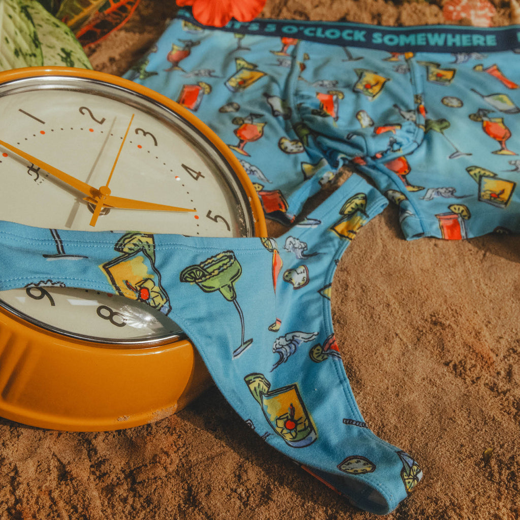 The Cocktail Hour | Shinesty x Margaritaville® MicroModal Thong - Shinesty