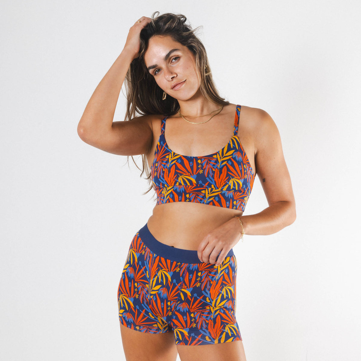 The San Diego Sunrise | Tropical Foliage Women’s Boxers - Shinesty