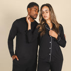 The Threat Level Midnight | Black SleepDeep™ Men’s Pajama Joggers - Shinesty