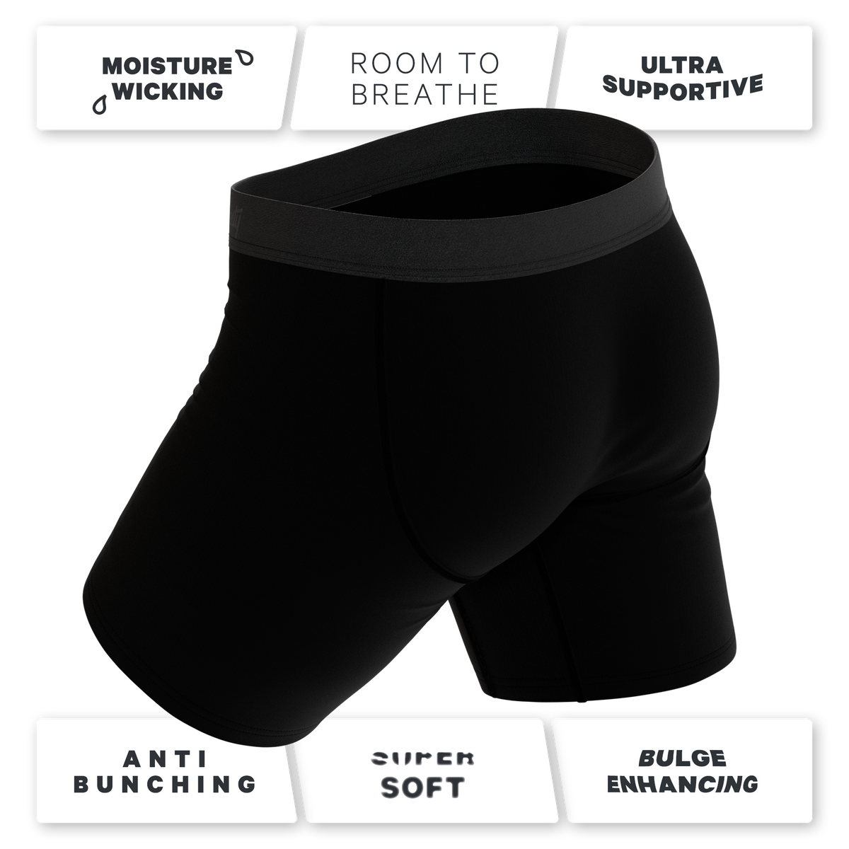 The XXX Ray | Middle Finger X Ray Ball Hammock® Boxer - Long Leg - Shinesty
