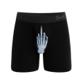 The XXX Ray | Middle Finger X Ray Ball Hammock® Magnum Big Pouch Underwear - Shinesty