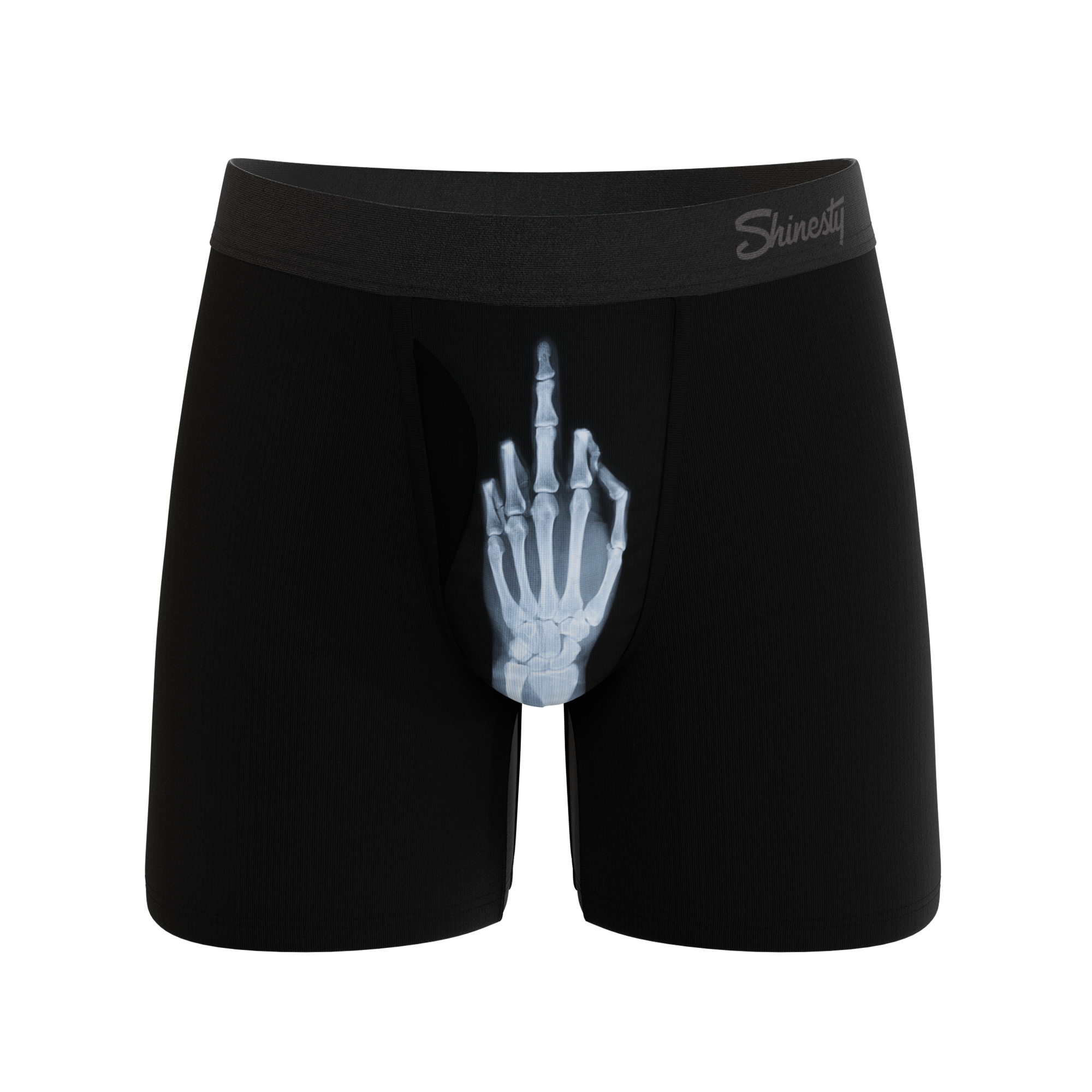 The XXX Ray | Middle Finger X Ray Ball Hammock® Magnum Big Pouch Underwear - Shinesty