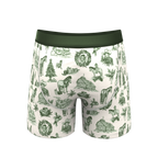 The Western Wonderland | Western Toile Ball Hammock® Pouch Underwear With Fly - Shinesty