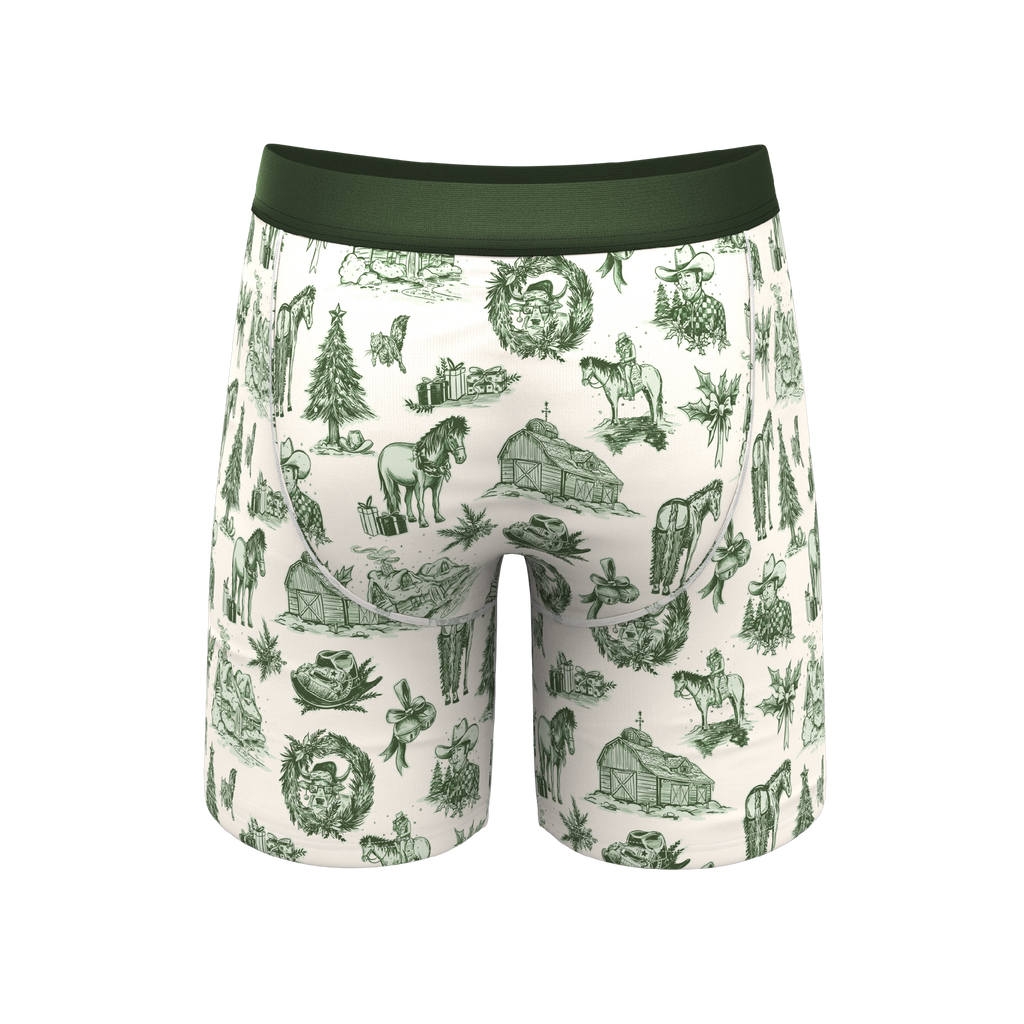 The Western Wonderland | Western Toile Ball Hammock® Boxer - Long Leg - Shinesty