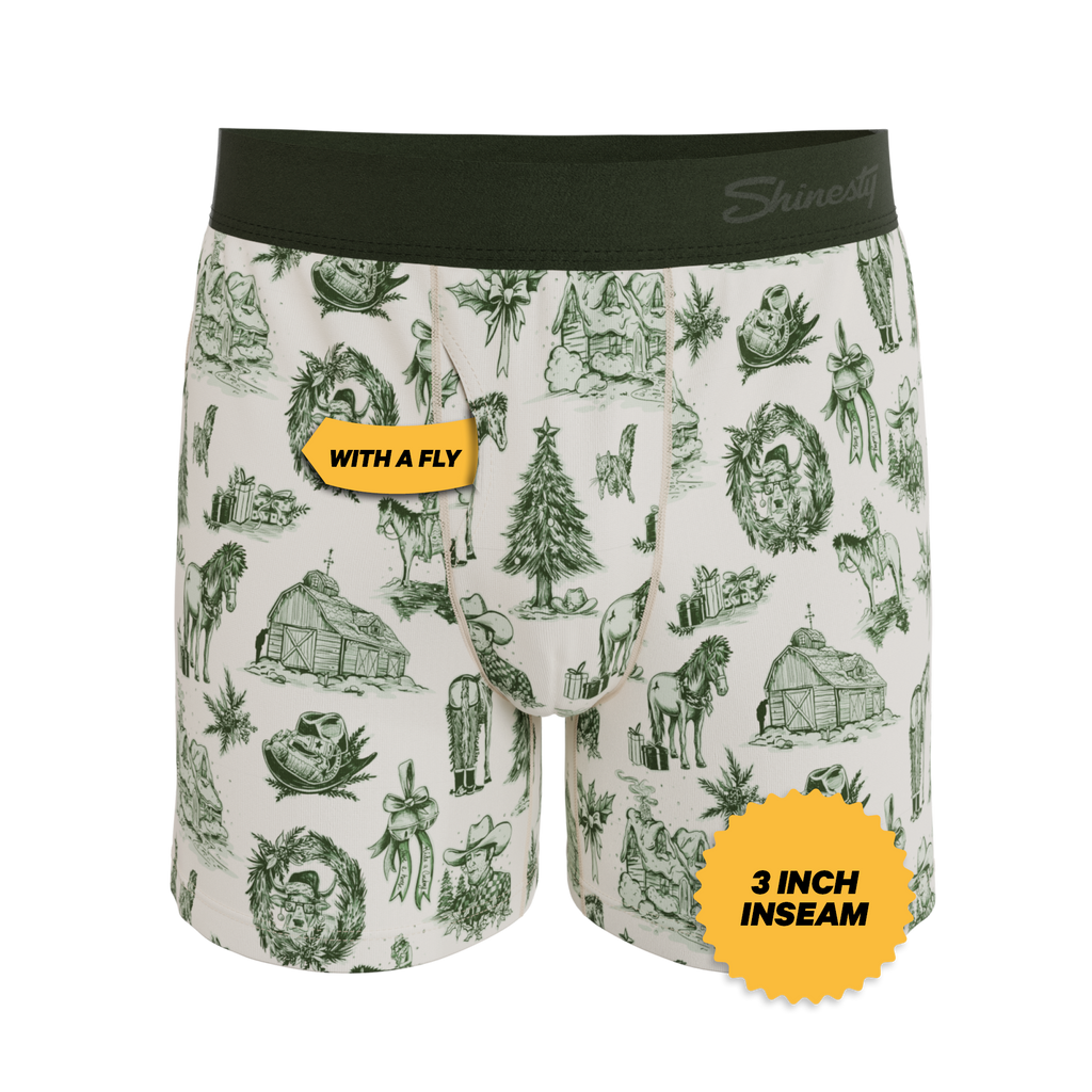 The Western Wonderland | Western Toile Men’s Boxers - Shinesty