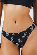 The Bare Back Bones | Glow in the Dark Skeletons Modal Bikini Underwear - Shinesty