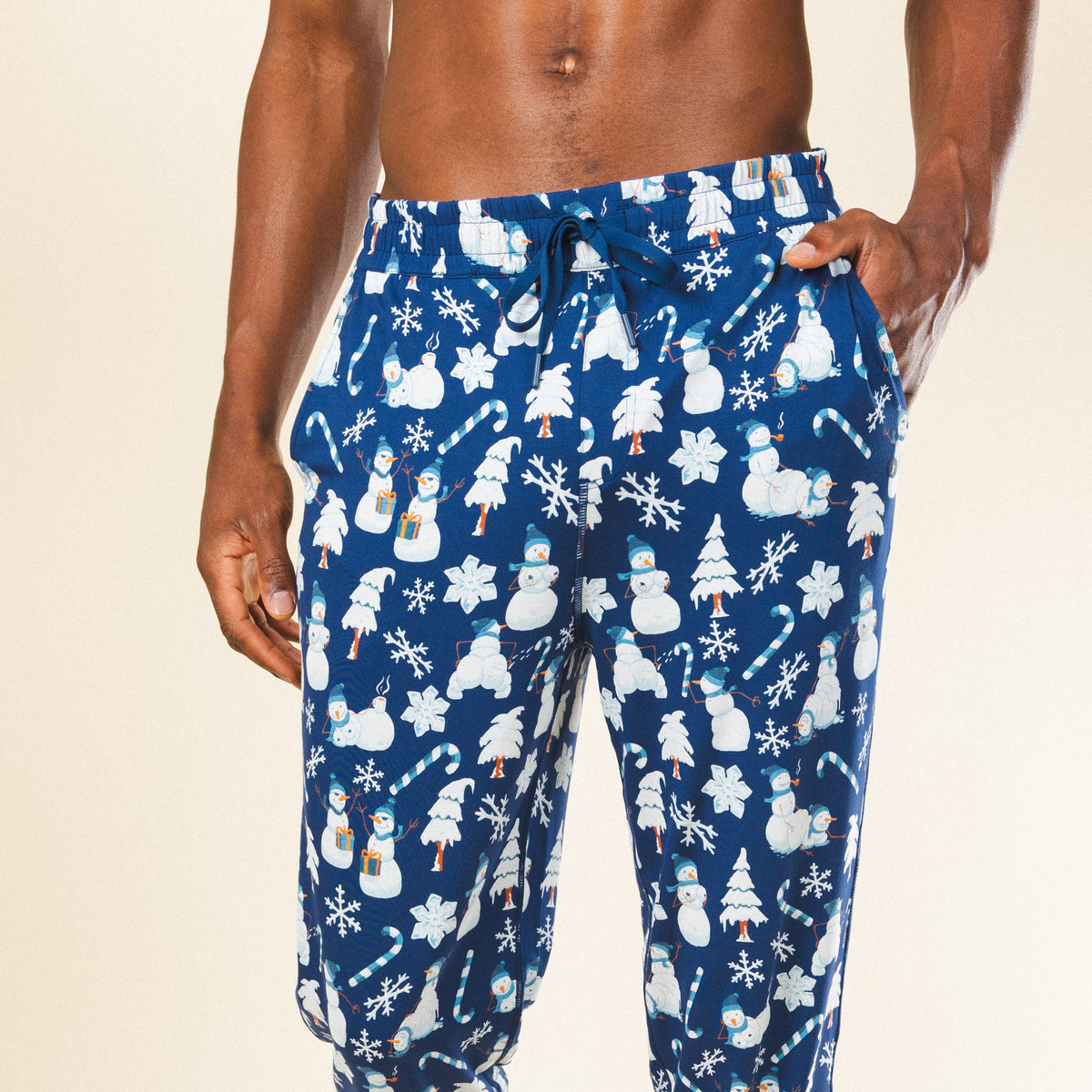 The Big Blizzard | Naughty Snowmen SleepDeep™ Men’s Pajama Joggers - Shinesty