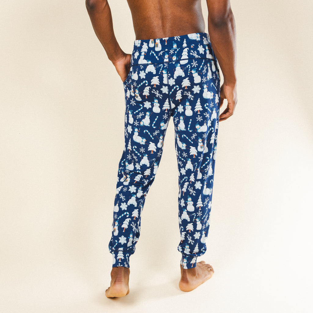 The Big Blizzard | Naughty Snowmen SleepDeep™ Men’s Pajama Joggers - Shinesty