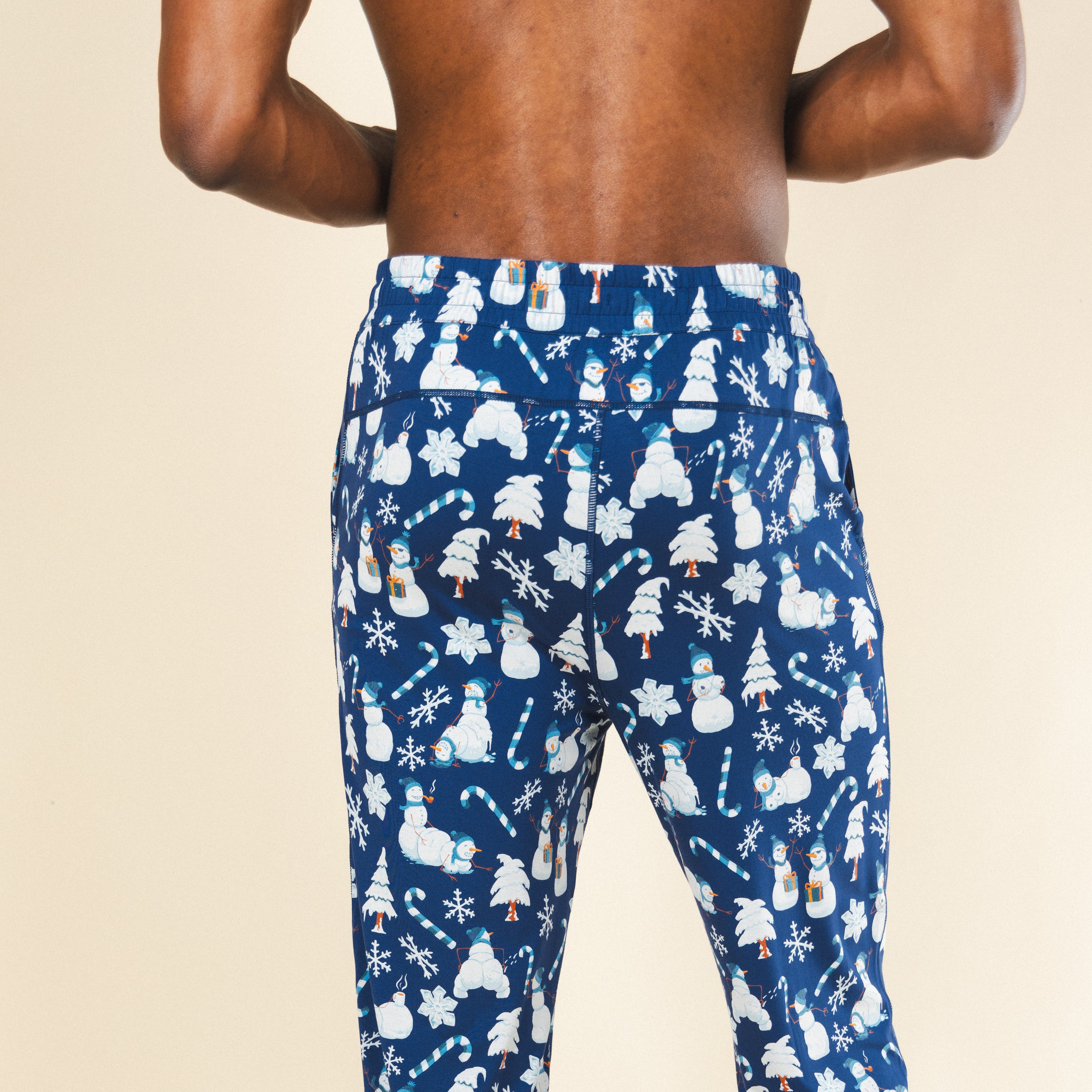 The Big Blizzard | Naughty Snowmen SleepDeep™ Men’s Pajama Joggers - Shinesty
