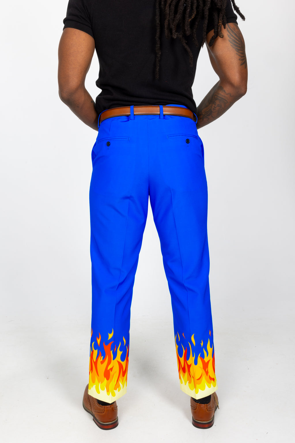 The Blaze Of Glory | Flames Suit Pants - Shinesty