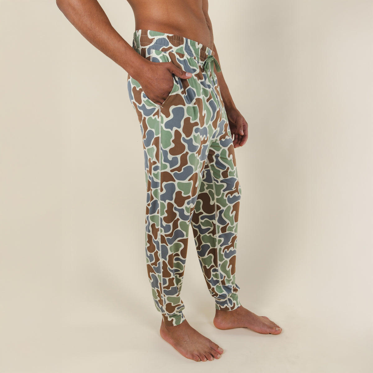 The Blender | Grey Duck Camo SleepDeep™ Men’s Pajama Joggers - Shinesty