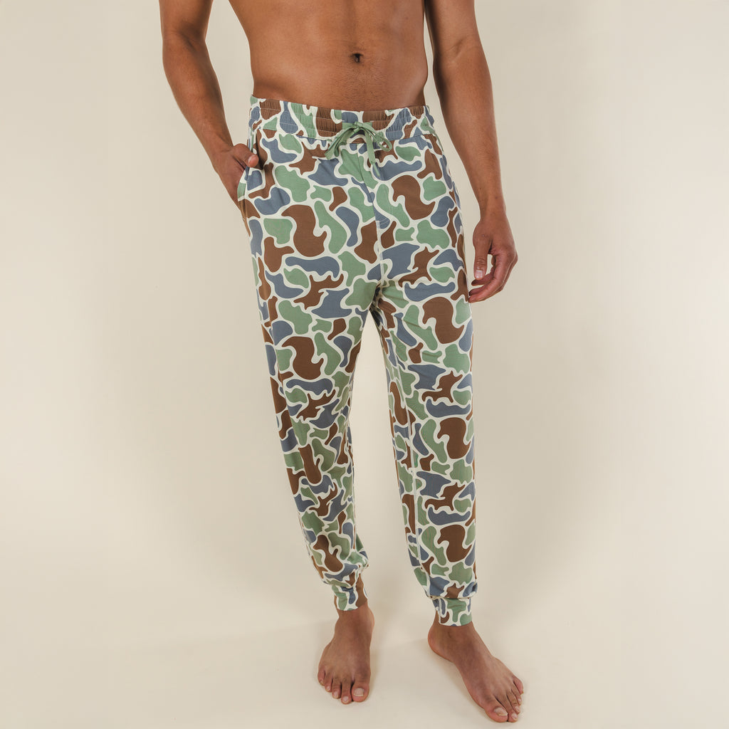 The Blender | Grey Duck Camo SleepDeep™ Men’s Pajama Joggers - Shinesty