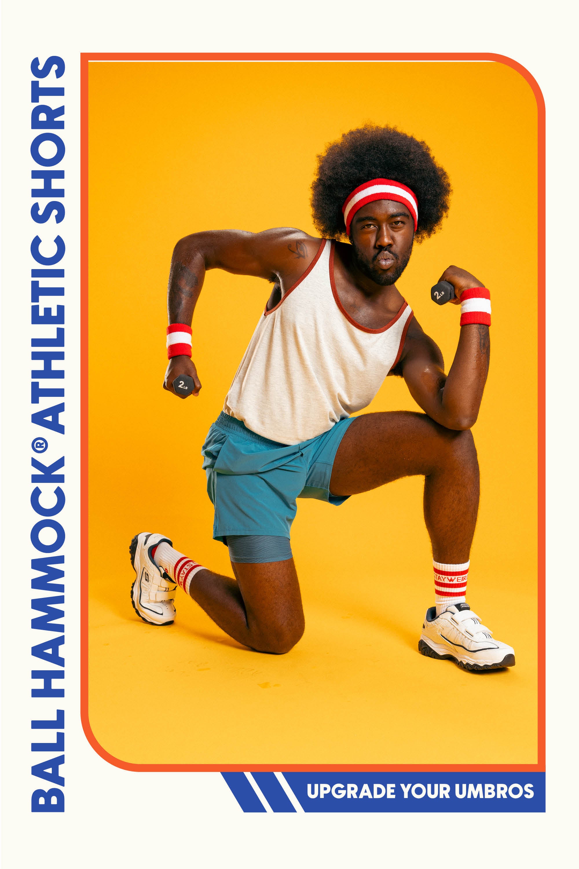 The Pick-up Game | Tonal Blue Ball Hammock® 7 Inch Athletic Shorts - Shinesty