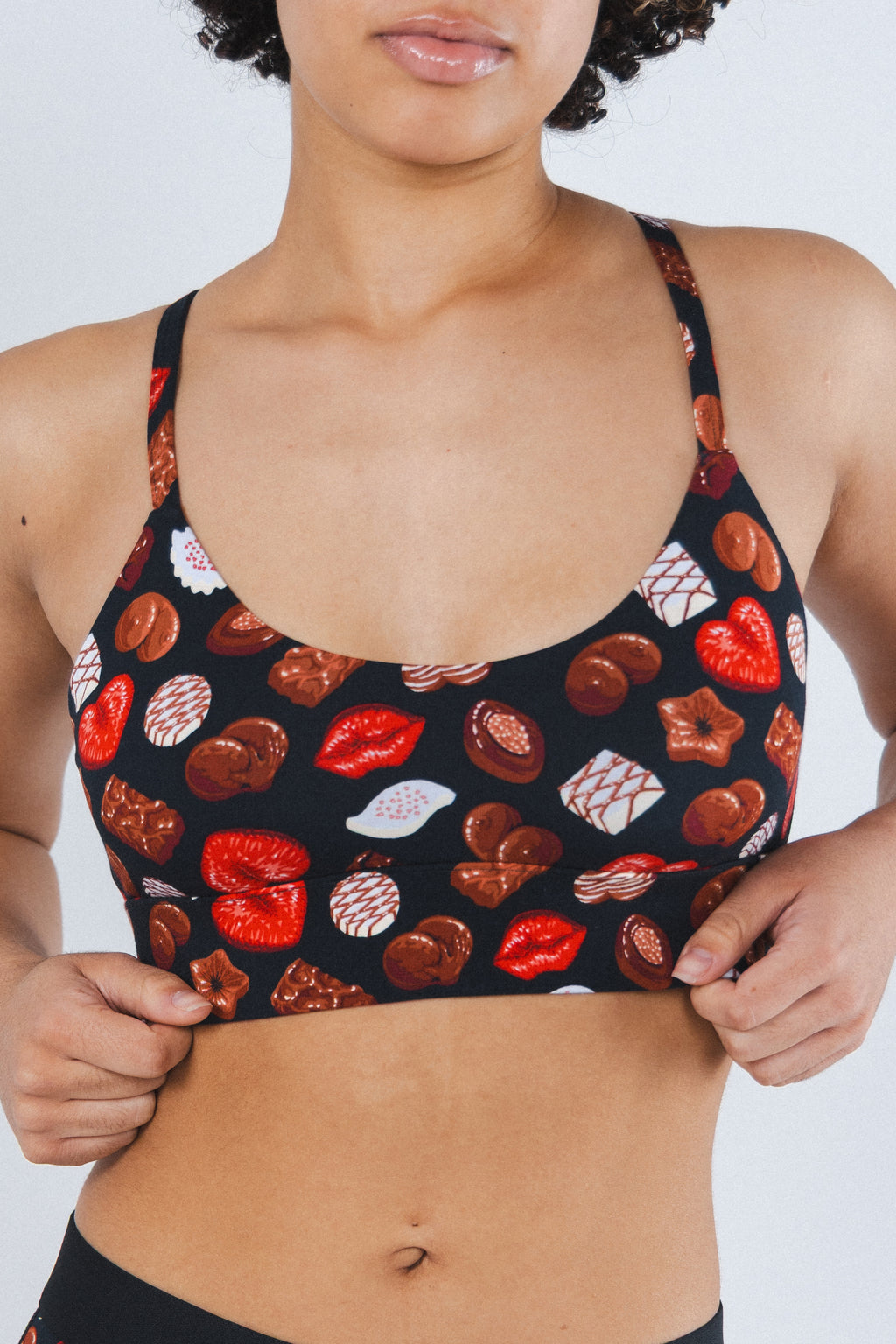 The Bonbons | Naughty Chocolates Boob Hammock™ Scoop Bralette - Shinesty