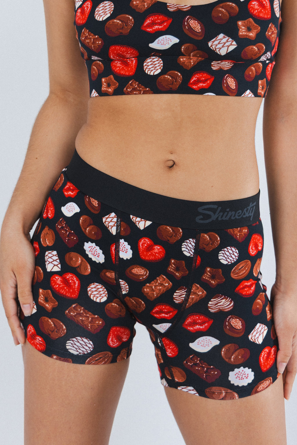 The Bonbons | Naughty Chocolates Women’s Boxers - Shinesty