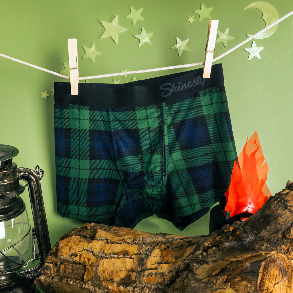 The Black Watch | Tartan Plaid Youth Boxer Briefs - Shinesty