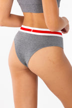 The Koala Camo | Dark Heather Grey Cheeky Underwear with Waistband - Shinesty