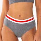 The Koala Camo | Dark Heather Grey Cheeky Underwear with Waistband - Shinesty
