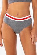 The Koala Camo | Dark Heather Grey Cheeky Underwear with Waistband - Shinesty