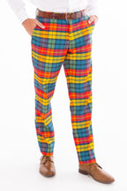 The Apple Cider | Fall Plaid Suit Pants - Shinesty