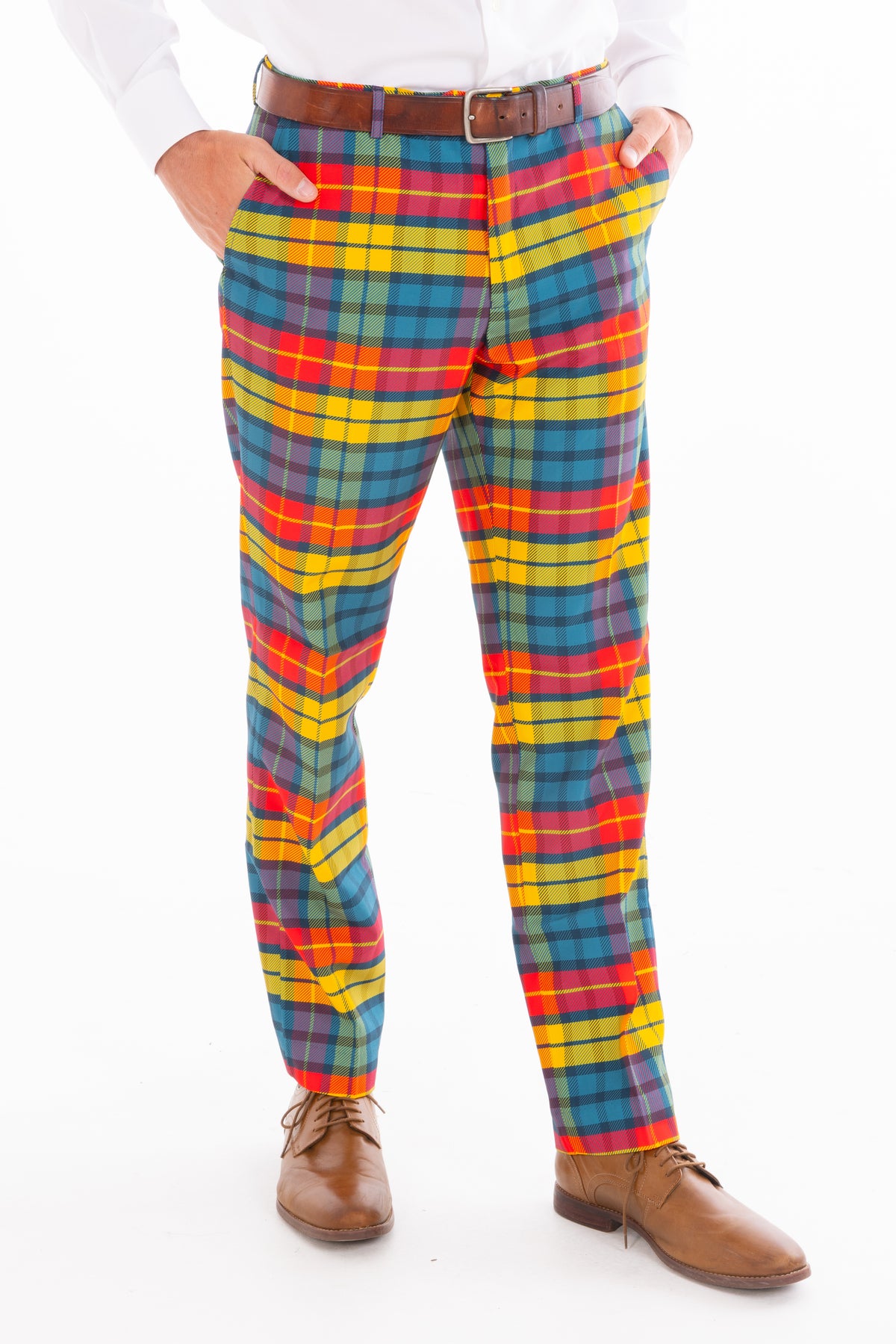 The Apple Cider | Fall Plaid Suit Pants - Shinesty