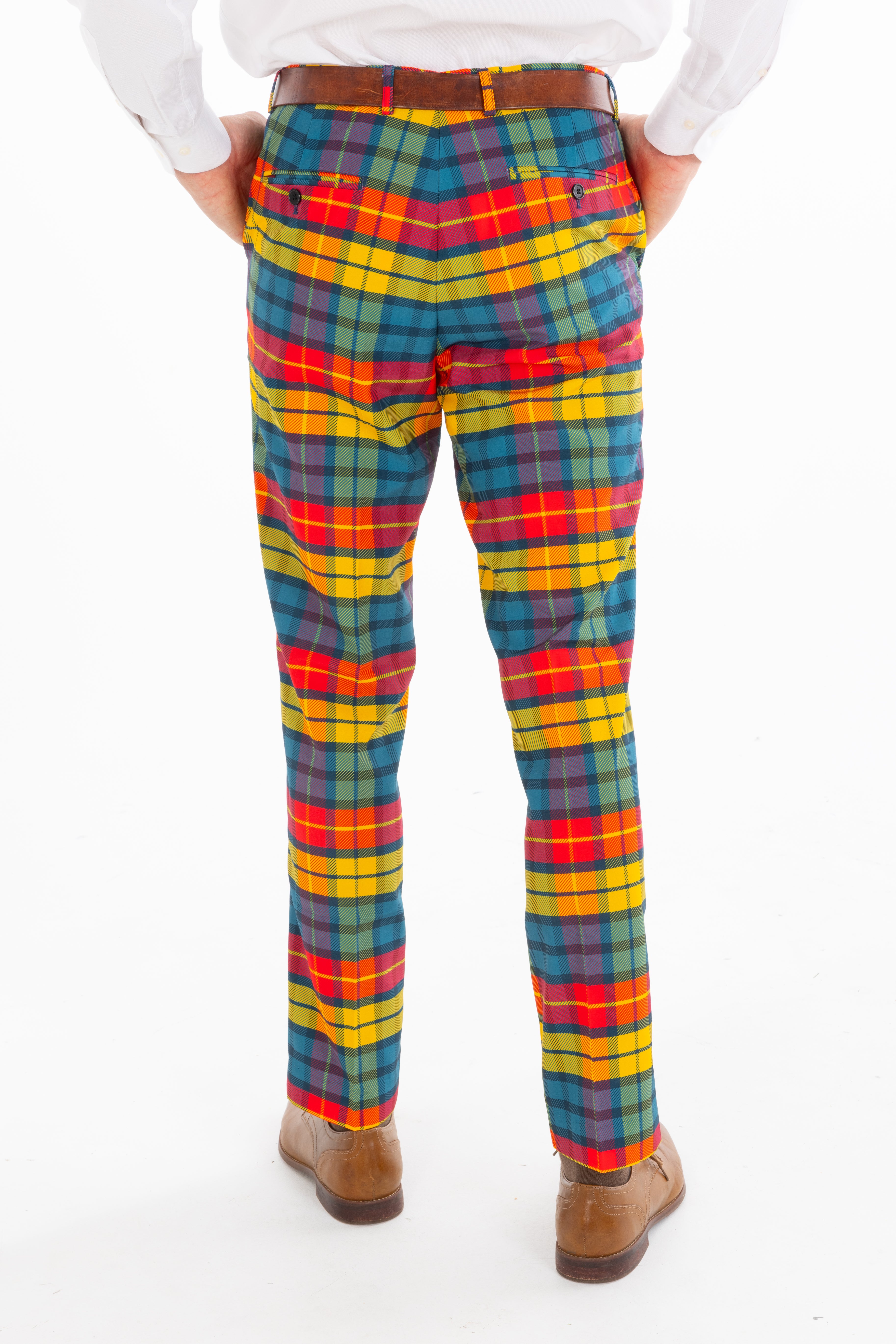 The Apple Cider | Fall Plaid Suit Pants - Shinesty