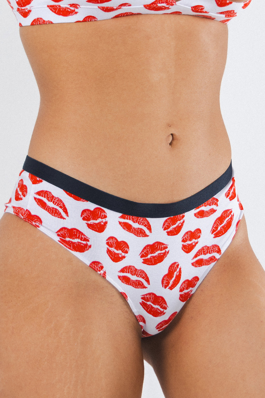 The Pucker Up | Lipstick Kiss Cheeky Underwear - Shinesty