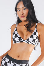 The Chest Mate | Checkered Boob Hammock™ Triangle Bralette - Shinesty