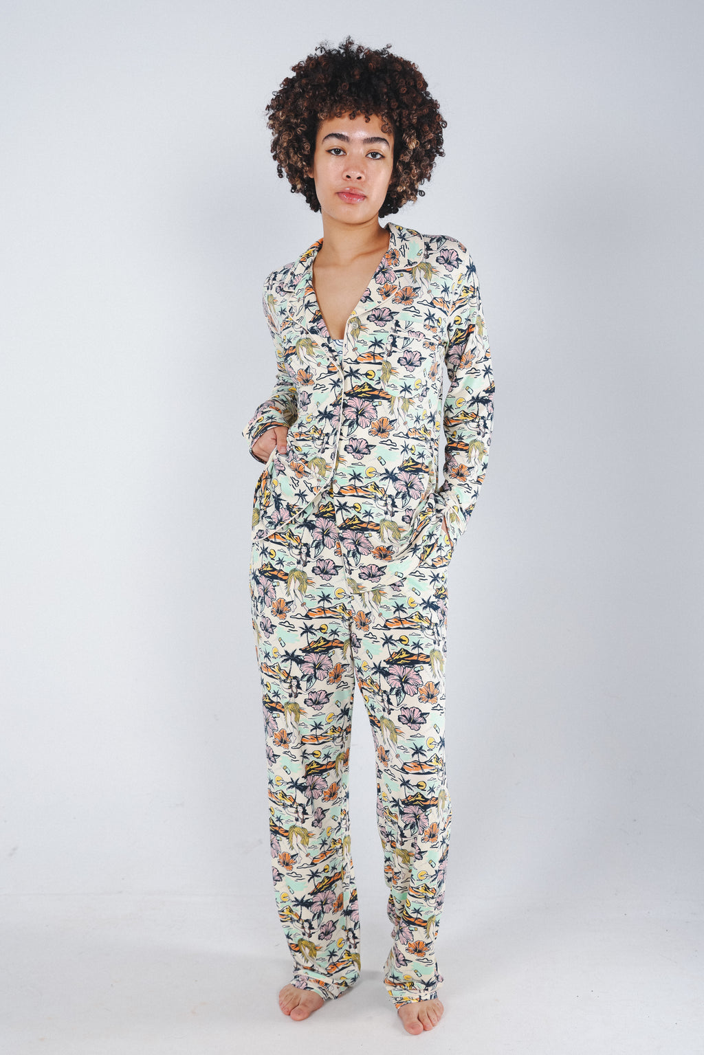The Come Monday | Shinesty x Margaritaville® SleepDeep™ Women’s Long Sleeve Pajama Set - Shinesty