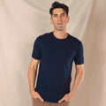 The Blues Singer | Deep Navy Everyman™ Pocket T Shirt - Shinesty