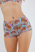 The Go Get 'Em | Abstract Tigers Modal Boyshort Underwear - Shinesty