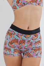 The Go Get 'Em | Abstract Tigers Women’s Boxers - Shinesty