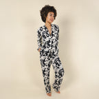 The Graze Escape | Cow Hide SleepDeep™ Women’s Long Sleeve Pajama Set - Shinesty