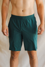 The Green Way | Green Deck Stripe Ball Hammock® 9 Inch Athletic Shorts - Shinesty