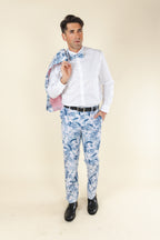 The Gilded Lily | Crosshatch Lilies Suit - Shinesty
