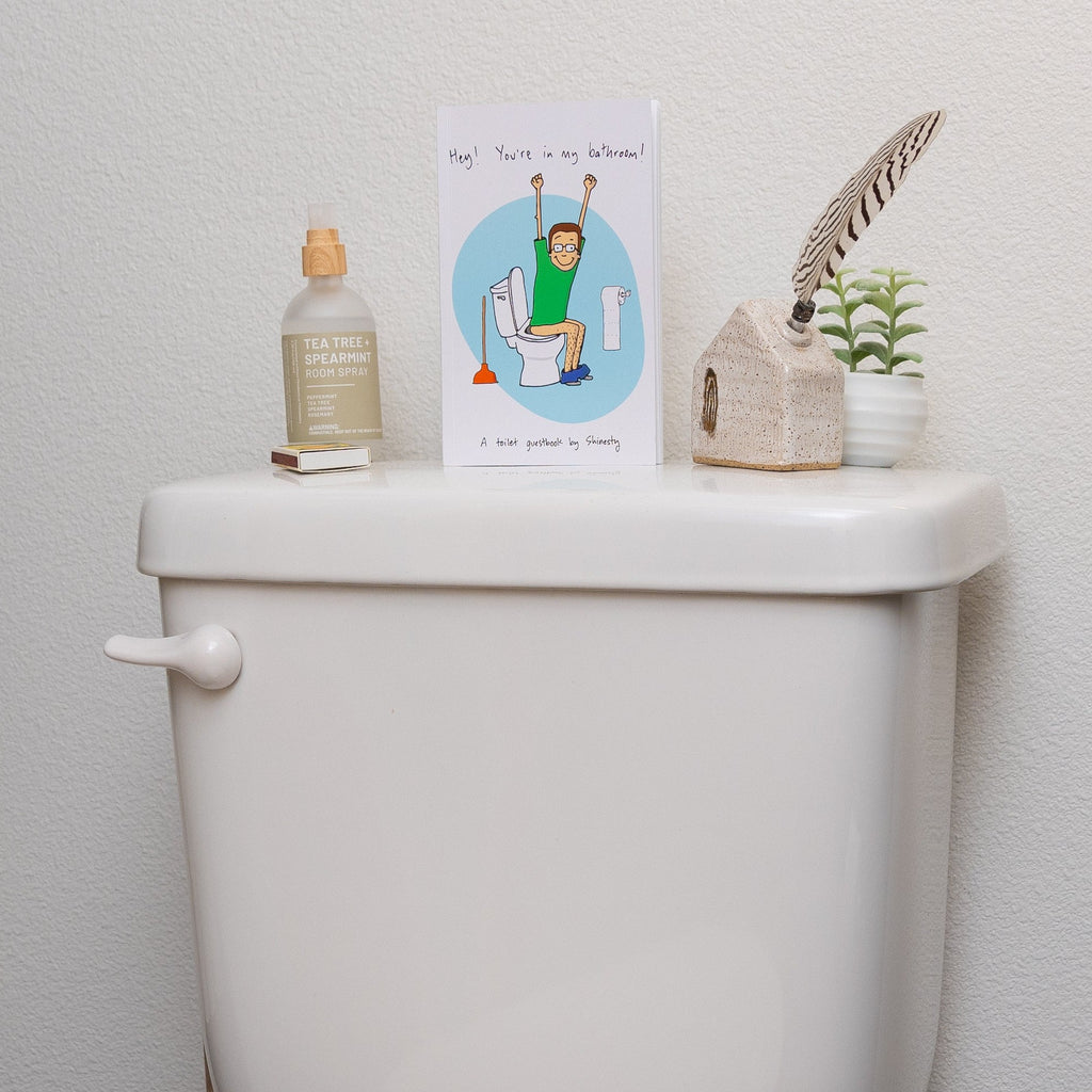The Log Log | Hey! You're In My Bathroom! Guestbook - Shinesty