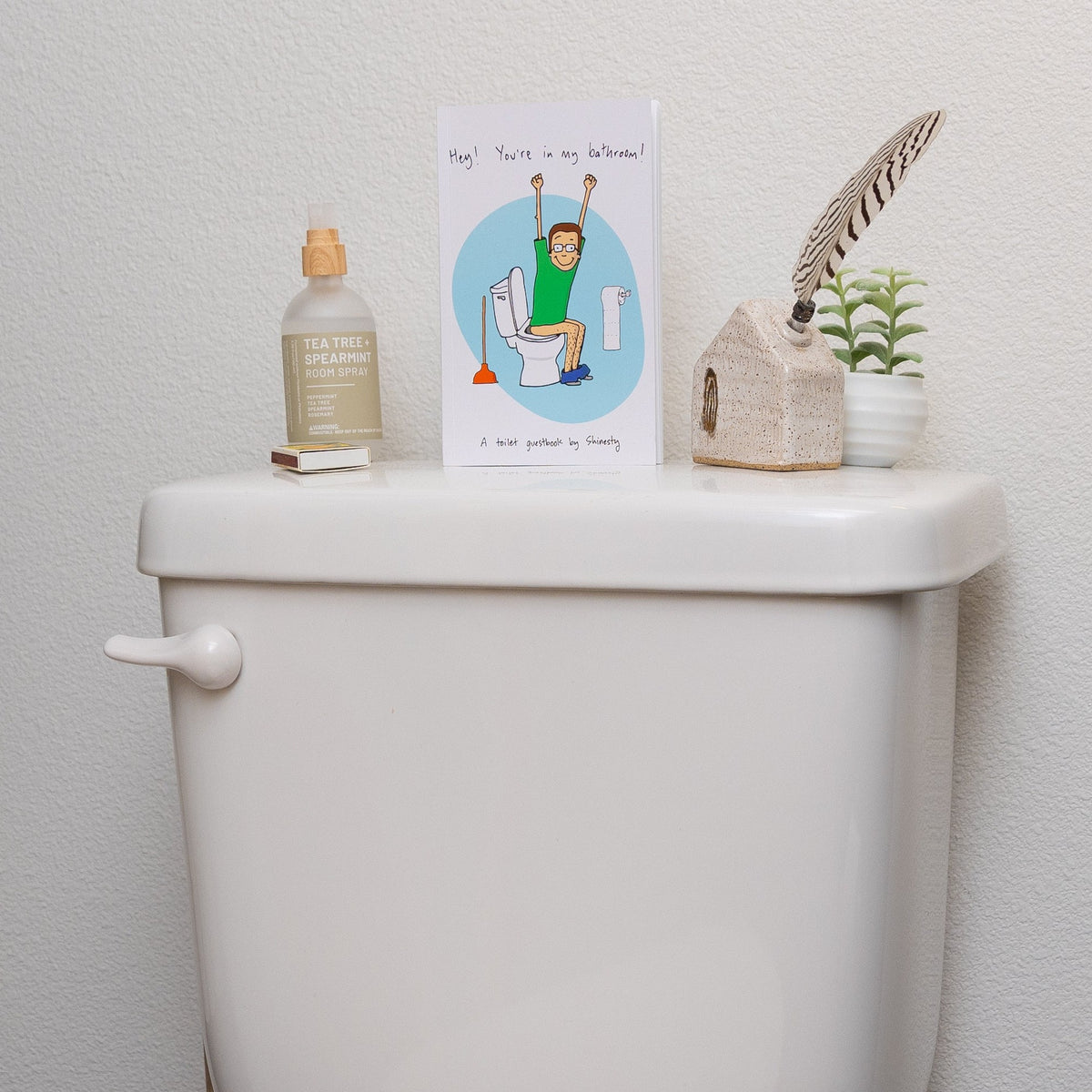 The Log Log | Hey! You're In My Bathroom! Guestbook - Shinesty