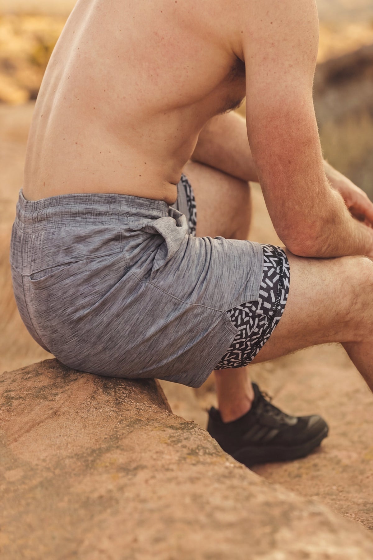 The Junk Trunks | Grey Ball Hammock® 5 Inch Athletic Shorts - Shinesty
