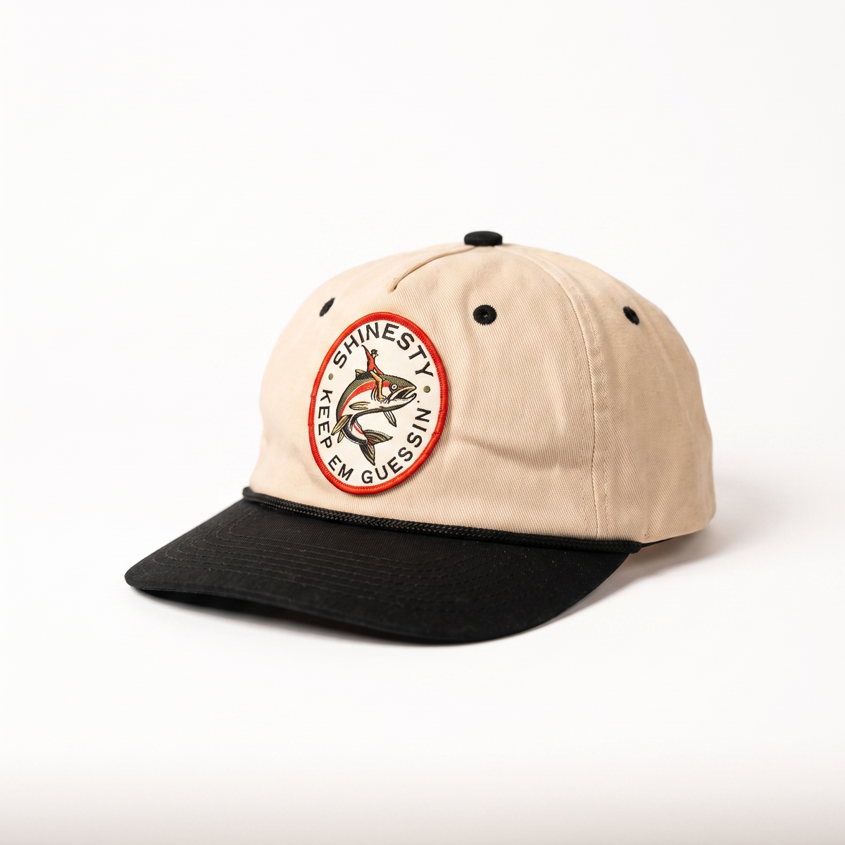 The Rowdy Angler | Fish Cowboy 5 Panel Canvas Hat - Shinesty