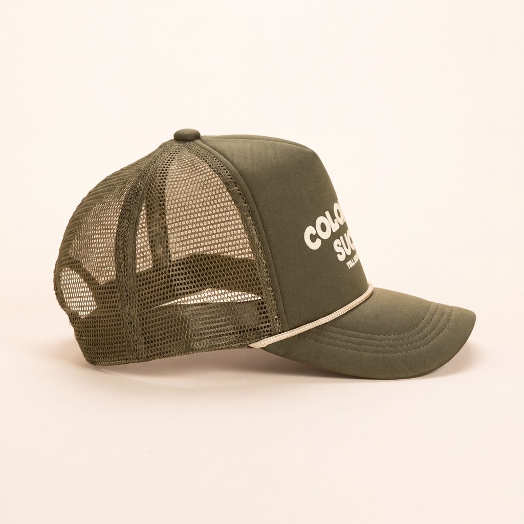 The Liar | Green Colorado Sucks Trucker Hat - Shinesty
