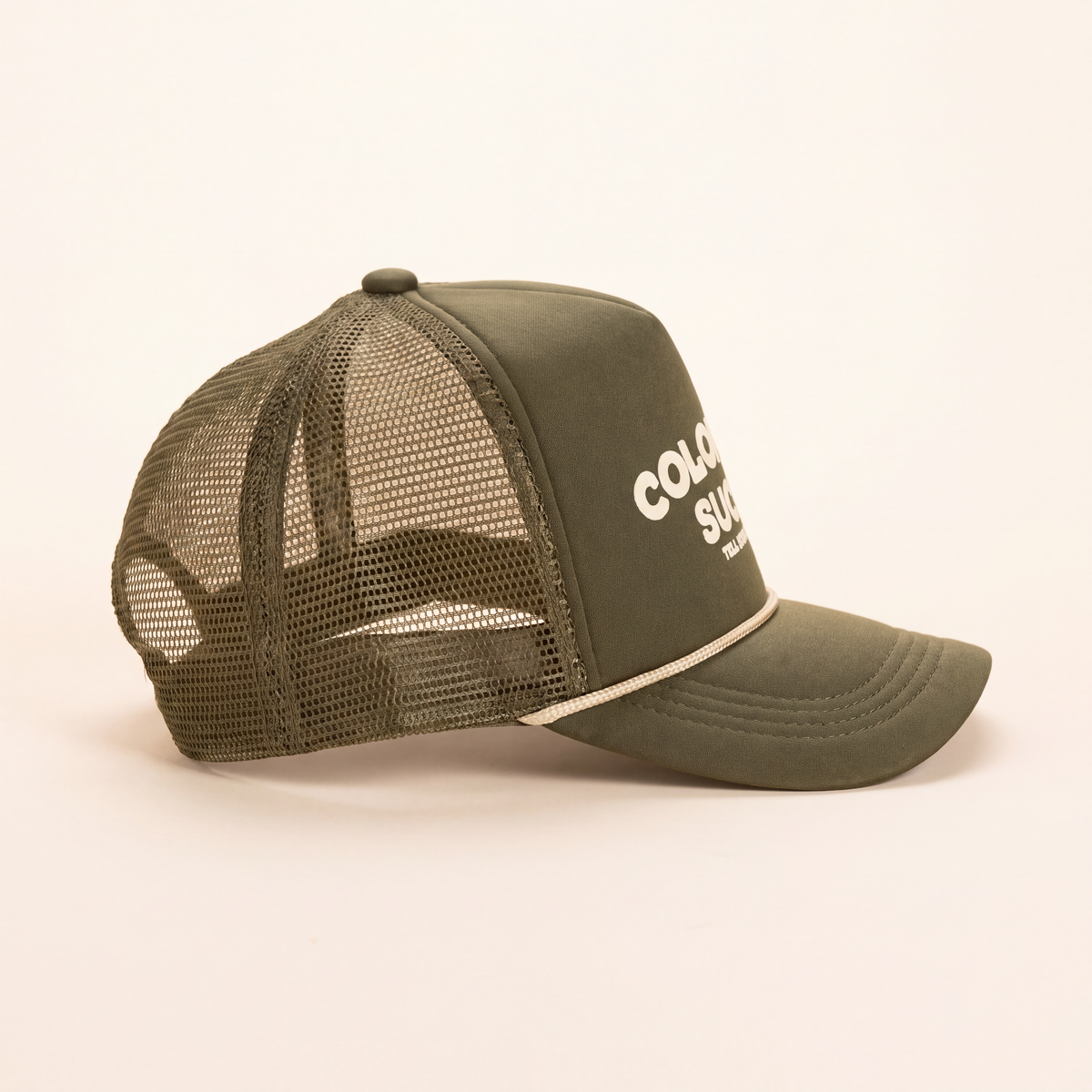 The Liar | Green Colorado Sucks Trucker Hat - Shinesty