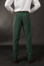 The Holiday Ham | Dark Green Holiday Placement Suit Pants - Shinesty