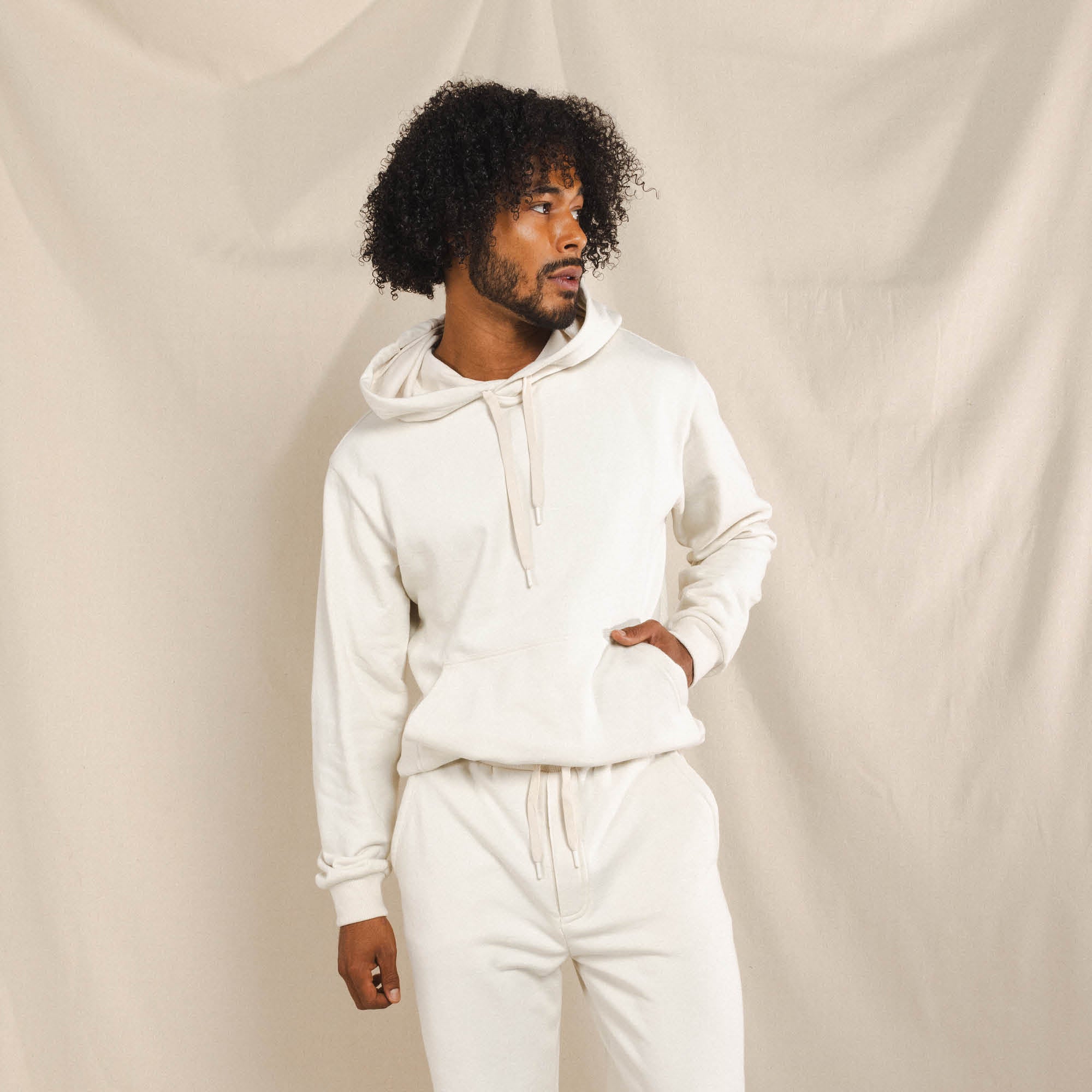The Cream Of The Crop | Oatmeal Goldilocks™ Men’s Lounge Hoodie - Shinesty