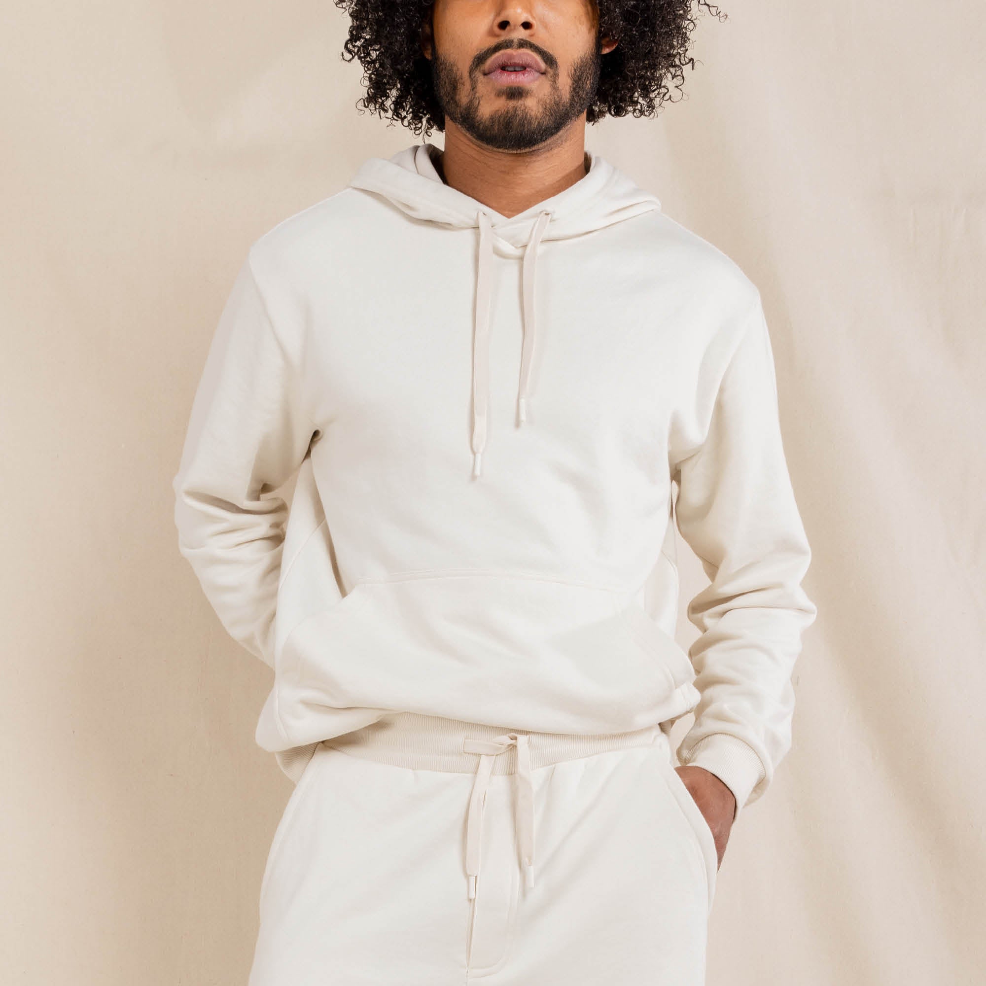 The Cream Of The Crop | Oatmeal Goldilocks™ Men’s Lounge Hoodie - Shinesty