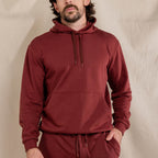 The Maroon Jive | Maroon Goldilocks™ Men’s Lounge Hoodie - Shinesty