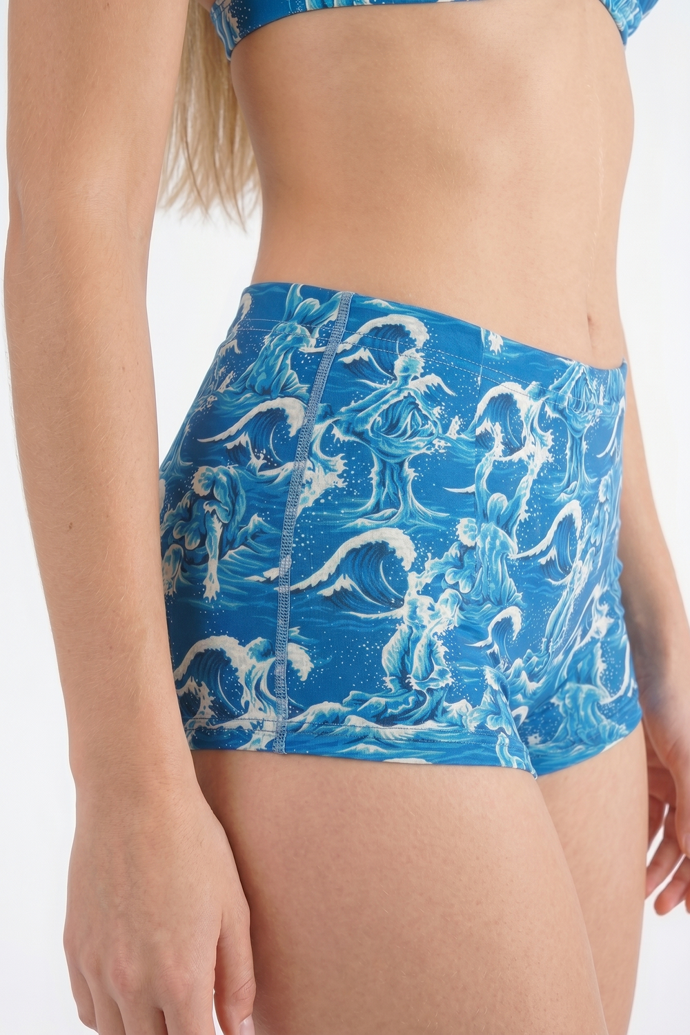 The Slippery When Wet | Naughty Wave Modal Boyshort Underwear - Shinesty
