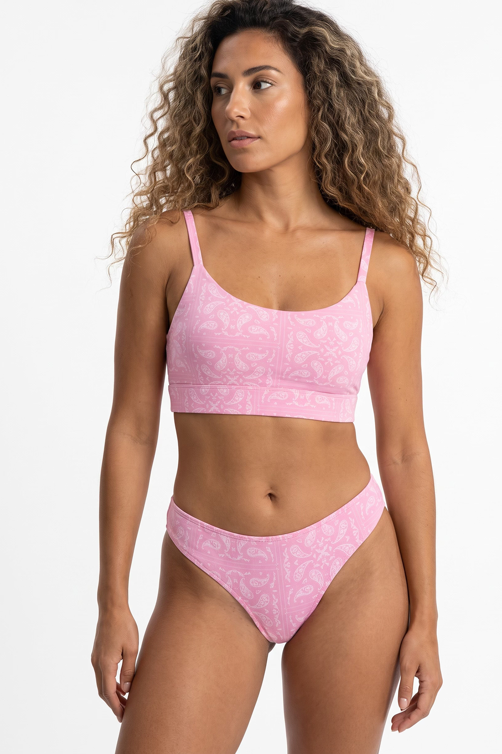 The Silk & Saddle | Pink Bandana Cheeky Underwear - Shinesty